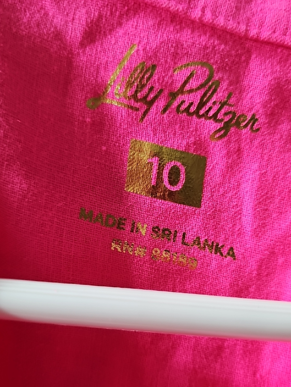 Lilly Pulitzer Pink V-Neck Linen Balloon Sleeve Blouse new - Picture 3 of 6